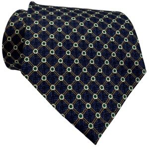 Fratello Necktie Men's Hand Made Geometric 58x4" Formal Classic Corporate Office